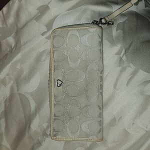 Coach zip, long wallet
